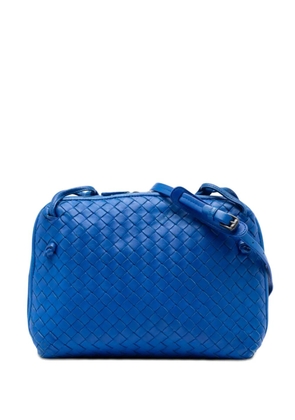 Bottega Veneta Pre-Owned 2012-2025 Nappa Intrecciato Nodini crossbody bag - Blue