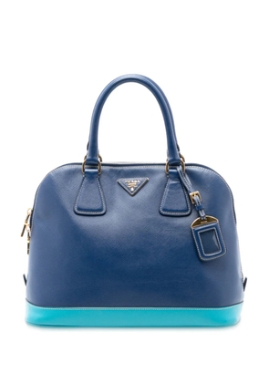 Prada Pre-Owned 2013-2025 Bicolor Saffiano Lux Promenade Dome handbag - Blue