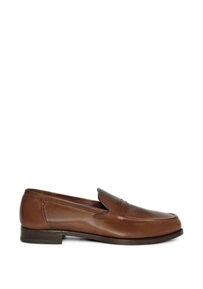 Lardini calfskin loafers - Brown
