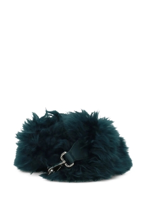 FENDI faux-fur shoulder bag - Green