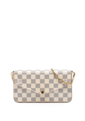 Louis Vuitton Pre-Owned 2020 Damier Azur Pochette Felicie crossbody bag - White
