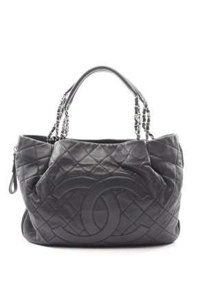 CHANEL Pre-Owned 2010-2011 CC Caviar Chain tote bag - Black