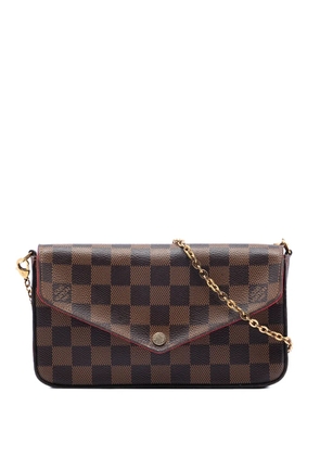 Louis Vuitton Pre-Owned 2018 Damier Ebene Pochette Felicie crossbody bag - Brown