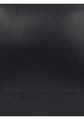Calvin Klein embossed-logo tote bag - Black