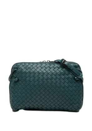 Bottega Veneta Pre-Owned 2012-2026 Nappa Intrecciato Nodini crossbody bag - Blue