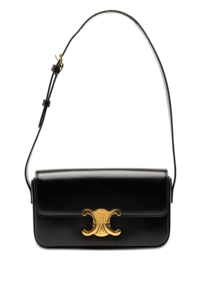 Celine Pre-Owned 2021 Shiny Calfskin Claude shoulder bag - Black