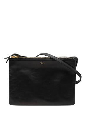 Celine Pre-Owned 2016 Large Lambskin Trio crossbody bag - Black