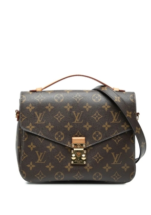 Louis Vuitton Pre-Owned 2015 Monogram Pochette Metis satchel - Brown