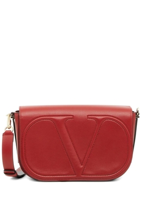 Valentino Garavani VLogo Walk calfskin shoulder bag - Red