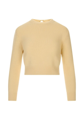 Jil Sander cropped sweater - Neutrals