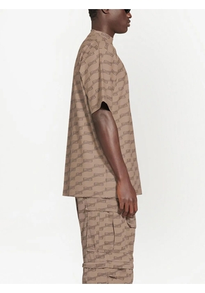 Balenciaga BB Monogram swim T-shirt - Neutrals
