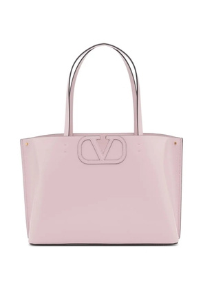 Valentino Garavani Fill Me small calfskin shopping bag - Pink