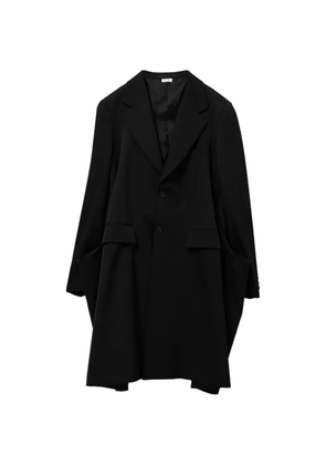 Comme des Garçons Homme Plus Single-breasted wool coat - Black