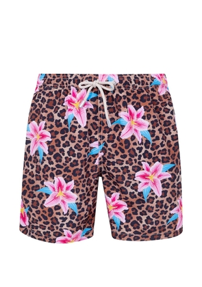 MC2 Saint Barth Lightling Lily Milly swim shorts - Brown