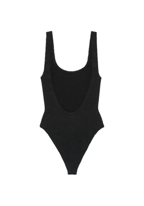 Hunza G square-neck swimsuit - Black