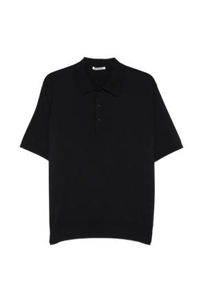 Auralee short-sleeve polo shirt - Blue