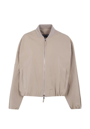 DRHOPE zip-pocket bomber jacket - Neutrals