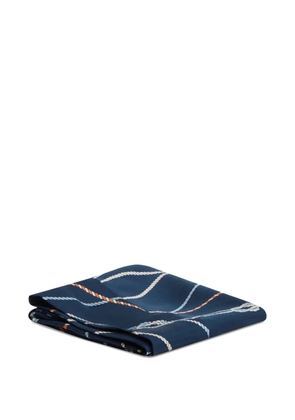 Tommy Hilfiger rope-print scarf - Blue
