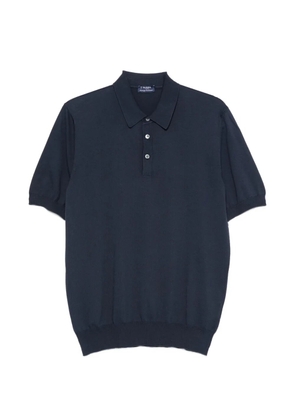 Barba short-sleeve polo shirt - Blue