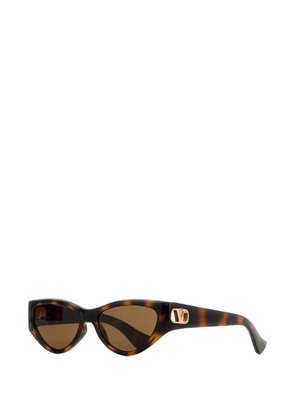 Valentino Garavani VLogo cat-eye sunglasses - Brown