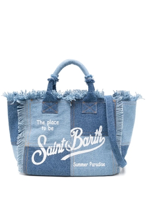MC2 Saint Barth Colette Patchwork tote bag - Blue