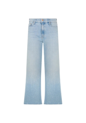 MOTHER faded wide-leg jeans - Blue