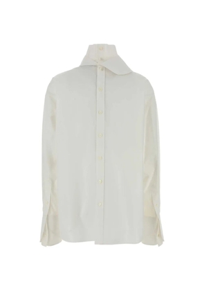 Carven Orchid high-neck shirt - White