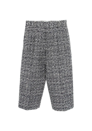 Christian Dior Pre-Owned 2010s Cannage tweed trousers - Blue