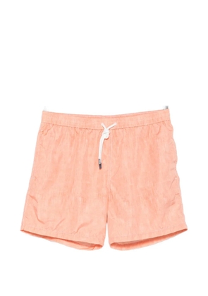 Barba drawstring-waist swim shorts - Orange