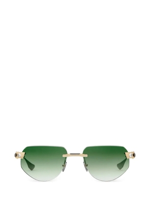 Dita Eyewear Grand-Imperyn geometric-frame sunglasses - Gold