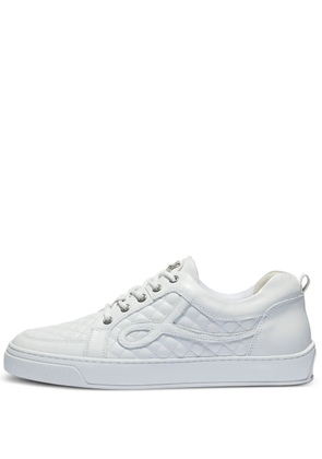 Leandro Lopes Ezio quilted-detail sneakers - White
