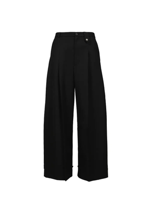 EGONlab. pleat-detail tailored trousers - Black