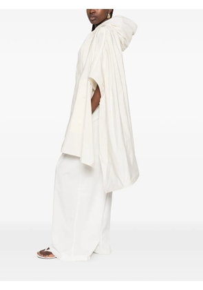 Moncler hooded cape - Neutrals