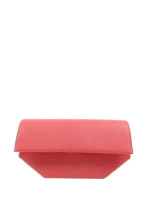 Hermès Pre-Owned 2018 Opli Chevre leather clutch bag - Pink