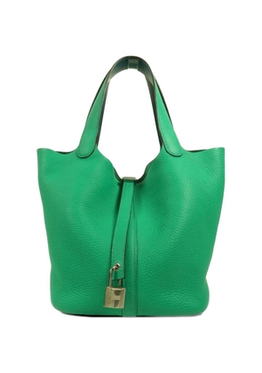 Hermès Pre-Owned MM Picotin leather tote bag - Green