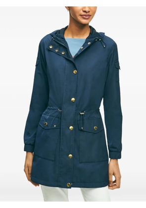 Brooks Brothers hooded fishtail parka - Blue