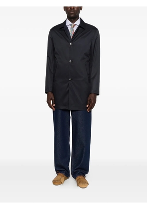 Truzzi pinstripe-pattern chest-pocket shirt - Blue