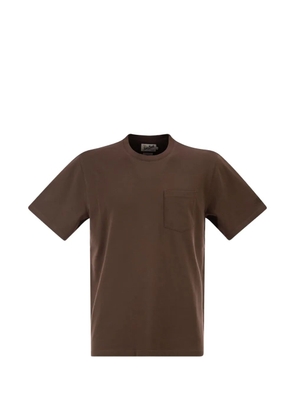 MC2 Saint Barth patch-pocket T-shirt - Brown