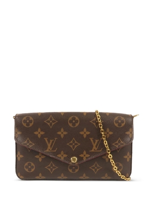 Louis Vuitton Pre-Owned Pochette Felicie monogram canvas shoulder bag - Brown