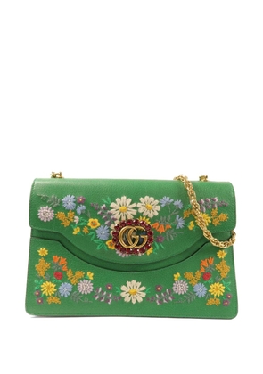 Gucci Pre-Owned Ricami shoulder bag - Green