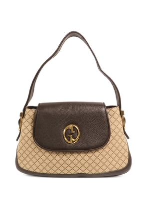 Gucci Pre-Owned 1973 Diamante GG shoulder bag - Neutrals
