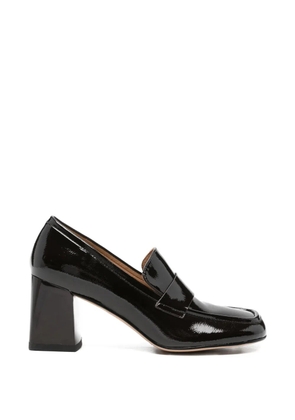 LINDA BAUMANN square-toe pumps - Brown