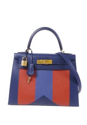 Hermès Pre-Owned 2022 Kelly 28 tote bag - Blue