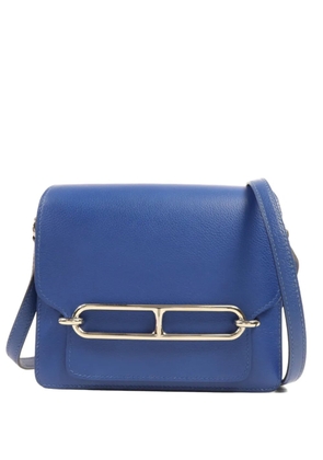 Hermès Pre-Owned 2021 mini Roulis crossbody bag - Blue