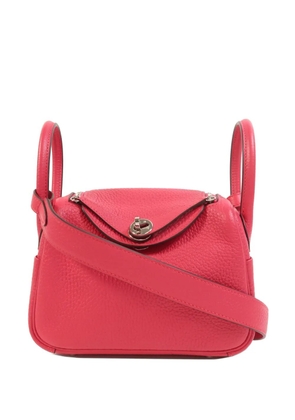 Hermès Pre-Owned 2022 mini Lindy shoulder bag - Pink