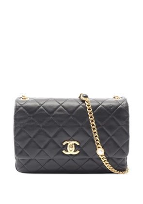 CHANEL Pre-Owned 2021s leather shoulder bag - Black