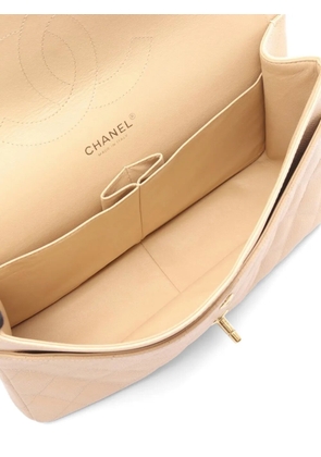 CHANEL Pre-Owned 2013-2014 Decamatlassé 30 shoulder bag - Neutrals