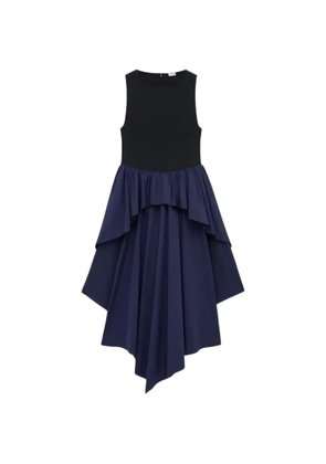LOEWE tiered asymmetric dress - Blue