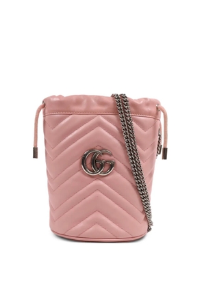Gucci Pre-Owned GG Marmont bucket bag - Pink