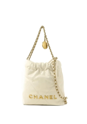 CHANEL Pre-Owned mini Chanel 22 shoulder bag - White